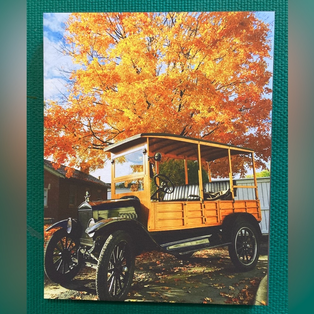 Greenfield Village Canvas Print Ford Model T Depot Hack 1923 Wall Art